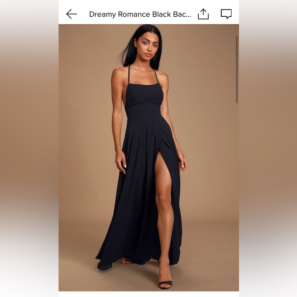 Dreamy Romance Backless formal dress